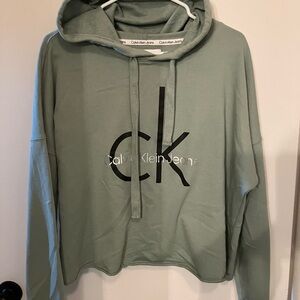 Calvin Klein Jeans Sage Green Hoodie Sweater